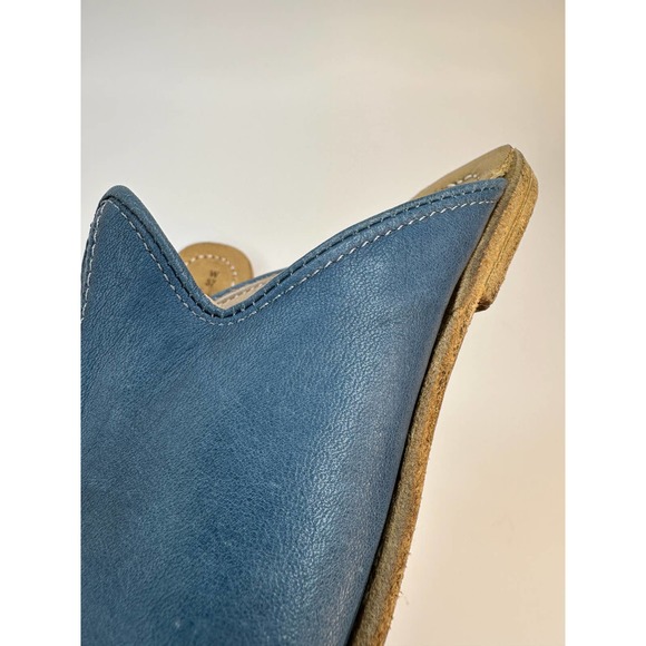 Sabah Babas Classic Baba Turkish Size 37 US 5 GORGEOUS Blue Color Rare Brand New - Picture 5 of 13